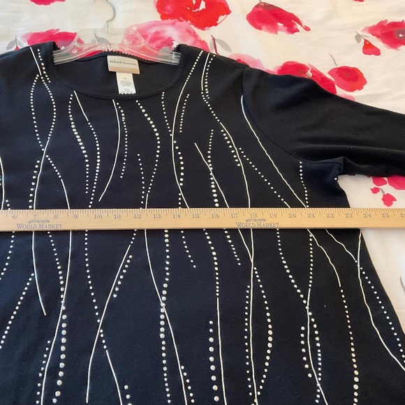 Women’s 3/4 sleeve black top - Picture 5 of 7